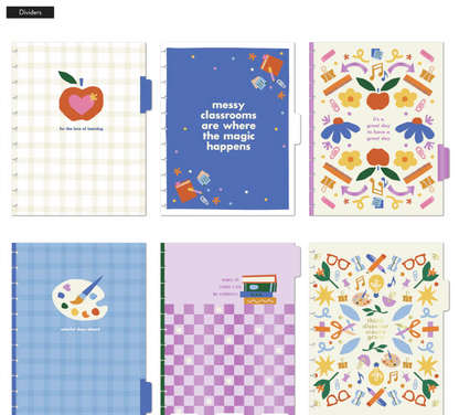 Heart Work Big Teacher Planner - Sin fecha
