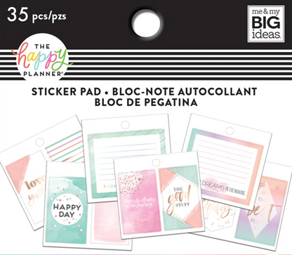 LOVELY PASTELS sticker pad