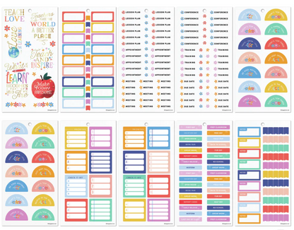 Classroom Brights Sticker book BIG