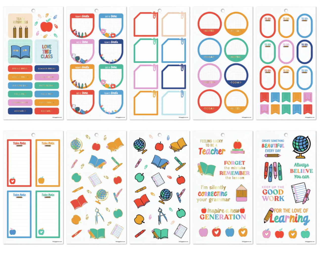 Love to Teach - Value Pack Stickers - Big