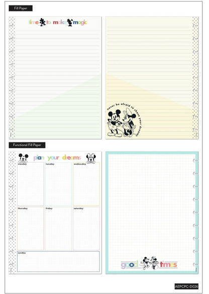 Disney© Mickey Mouse & Minnie Mouse Joy Colorblock Classic Planner Companion
