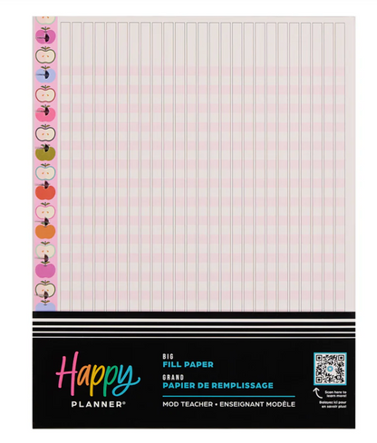 Mod Teacher BIG TEACHER CHECKLIST FILLER PAPER - 40 SHEETS