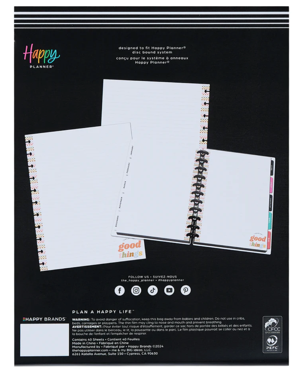 Simple Joys DOTTED LINED BIG FILLER PAPER - 40 SHEETS