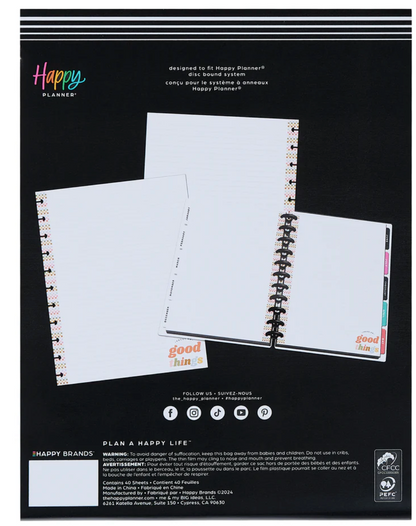 Simple Joys DOTTED LINED BIG FILLER PAPER - 40 SHEETS