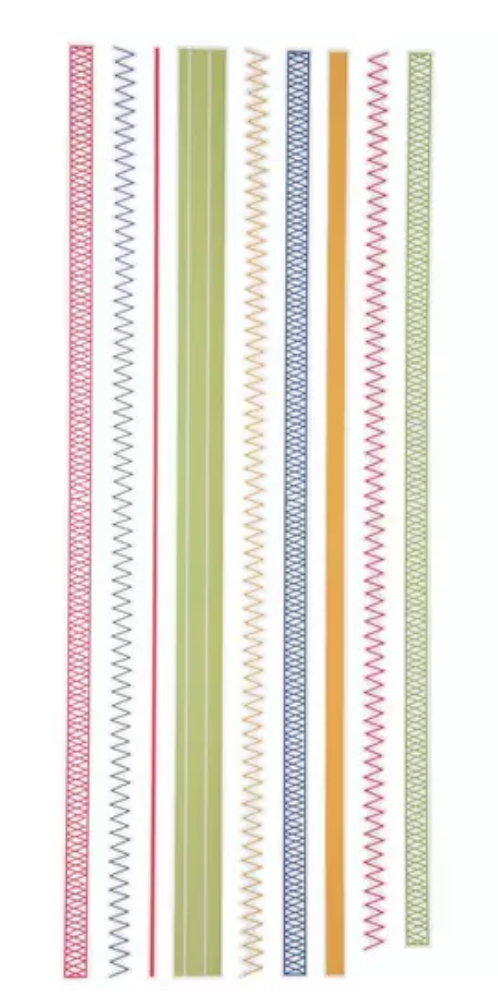 Hoja Sticker borde Stitch