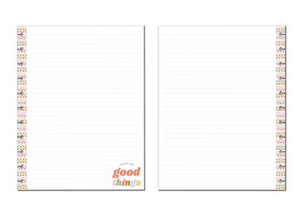 Simple Joys DOTTED LINED BIG FILLER PAPER - 40 SHEETS