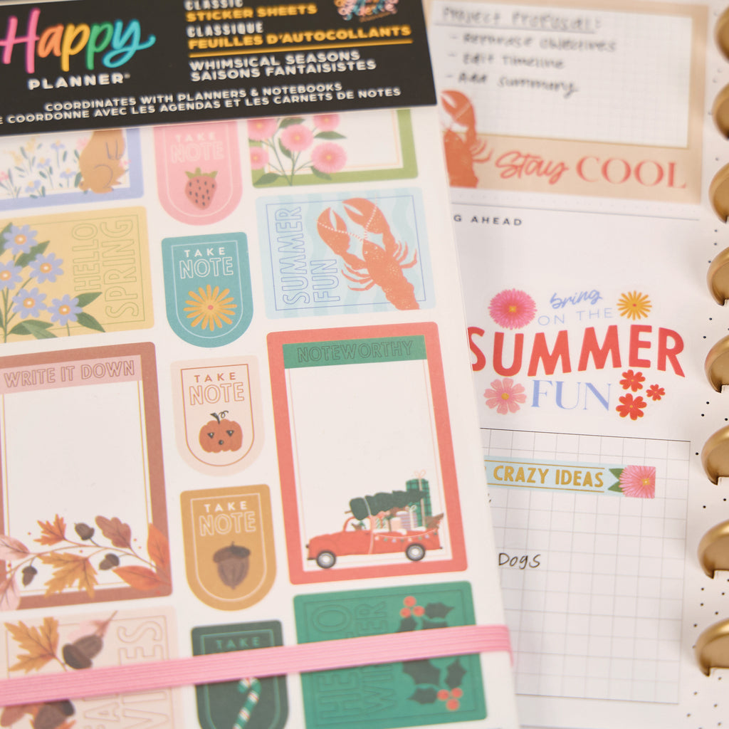 Whimsical Seasons Classic 30 Sheet Sticker Value Pack