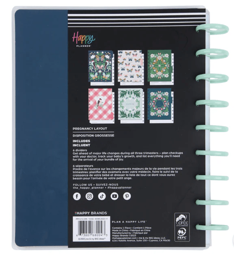 Butterflies and Blooms - Sin Fecha 9 Meses - Bera Papier