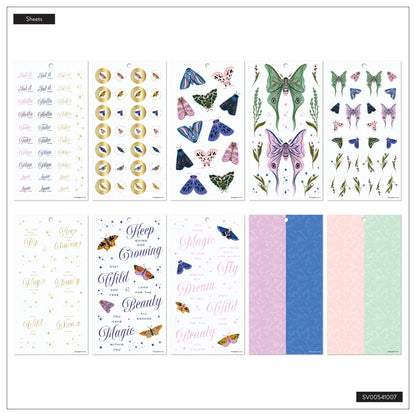 Butterfly Botanics Classic 30 Sheet Sticker Value Pack - Bera Papier