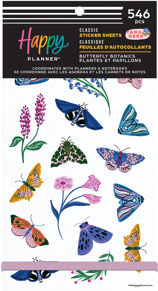 Butterfly Botanics Classic 30 Sheet Sticker Value Pack - Bera Papier