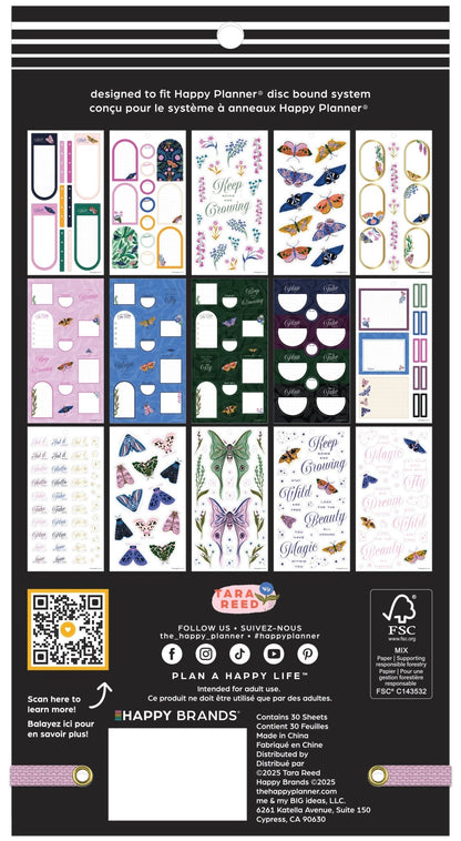 Butterfly Botanics Classic 30 Sheet Sticker Value Pack - Bera Papier