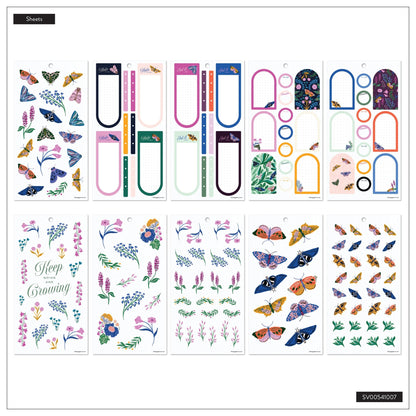 Butterfly Botanics Classic 30 Sheet Sticker Value Pack - Bera Papier