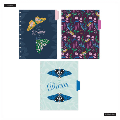 Butterfly Botanics Happy Planner Big Notebook – 60 Hojas Dotted Lined - Bera Papier