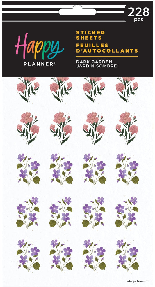Dark Garden 10 Sheet Sticker Value Pack - Bera Papier