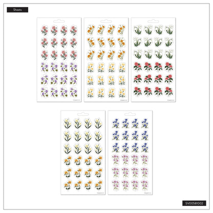 Dark Garden 10 Sheet Sticker Value Pack - Bera Papier