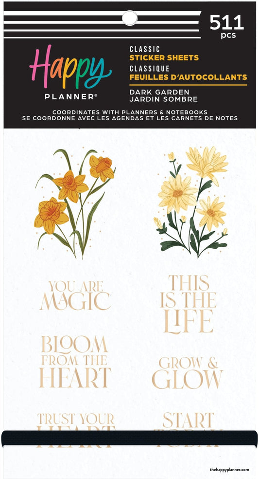 Dark Garden Classic 30 Sheet Sticker Value Pack - Bera Papier