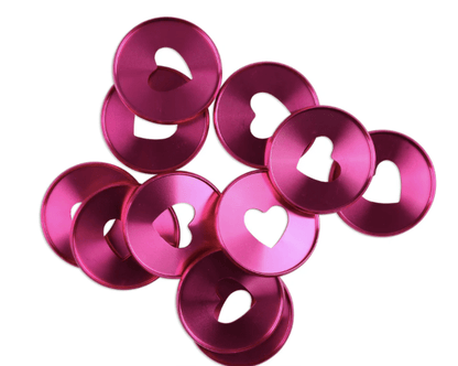 Discos Expansores Metálicos Hot Pink - Bera Papier