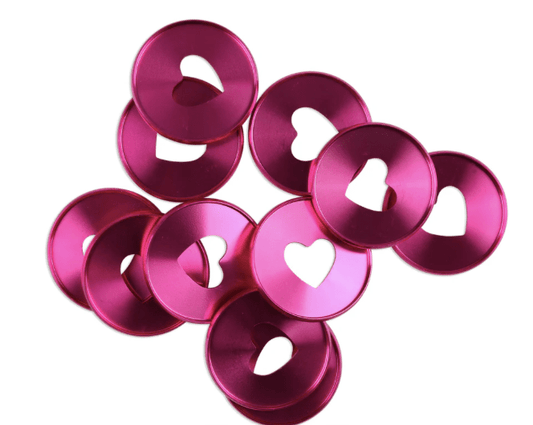 Discos Expansores Metálicos Hot Pink - Bera Papier