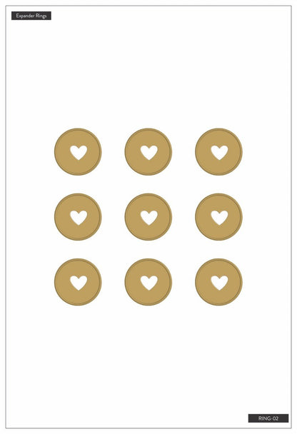 Discos Expansores Plásticos Dorado - Bera Papier