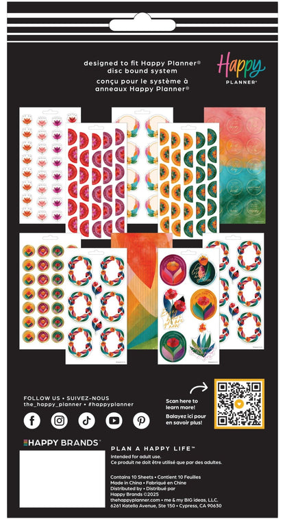Floral Energy 10 Sheet Sticker Value Pack - Bera Papier