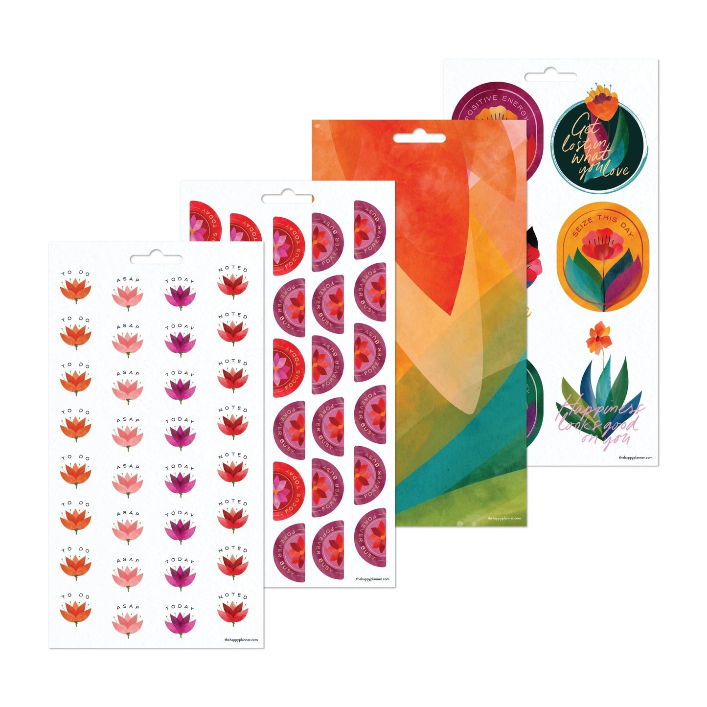 Floral Energy 10 Sheet Sticker Value Pack - Bera Papier
