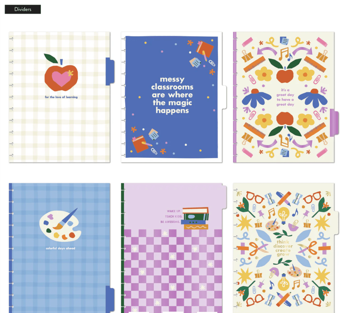 Heart Work Big Teacher Planner - Sin fecha - Bera Papier