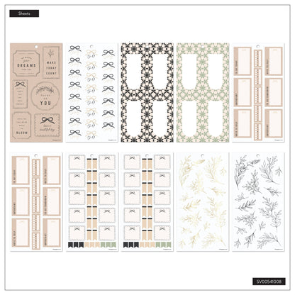 Heritage Charm Classic 30 Sheet Sticker Value Pack - Bera Papier