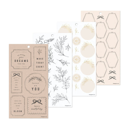 Heritage Charm Classic 30 Sheet Sticker Value Pack - Bera Papier
