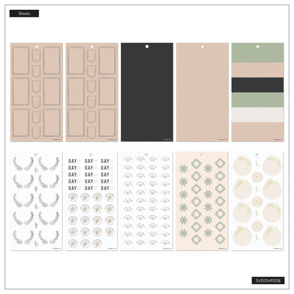 Heritage Charm Classic 30 Sheet Sticker Value Pack - Bera Papier
