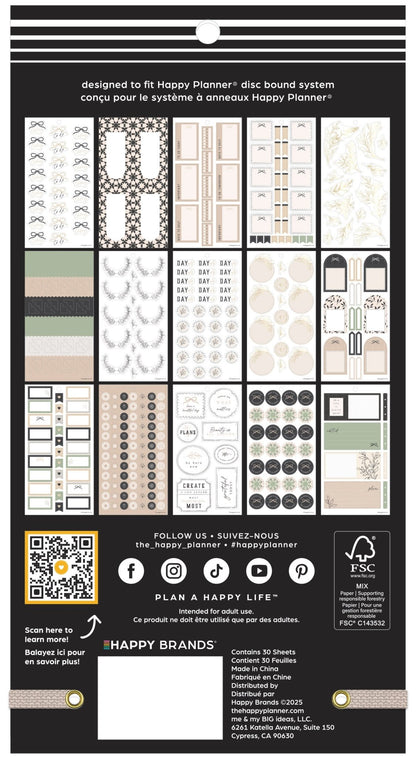 Heritage Charm Classic 30 Sheet Sticker Value Pack - Bera Papier