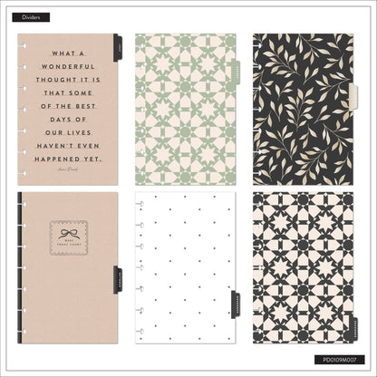 Heritage Charm Happy Planner Mini 12 Meses Fechado 2026 – Dashboard - Bera Papier