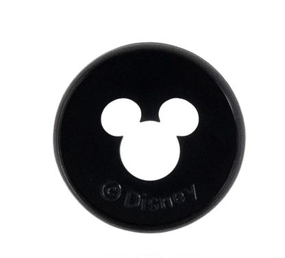 Mickey Mouse Discos Plásticos Medianos Negros - Bera Papier