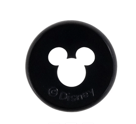 Mickey Mouse Discos Plásticos Medianos Negros - Bera Papier