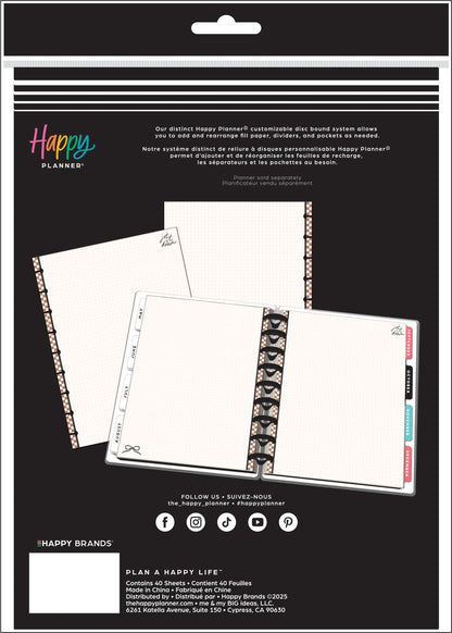 Modern Charm Fill Paper/ Papel de Puntos Classic Happy Planner – 40 Hojas Dot Grid - Bera Papier
