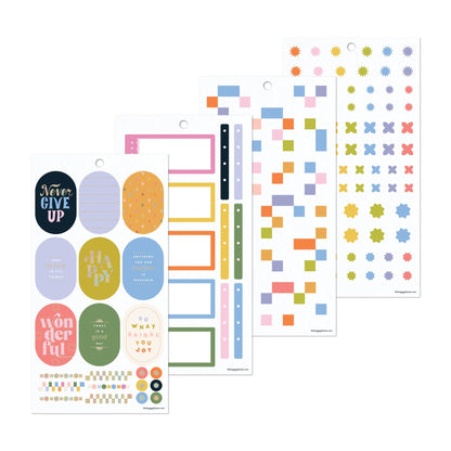 Pop Splash Classic 30 Sheet Sticker Value Pack - Bera Papier