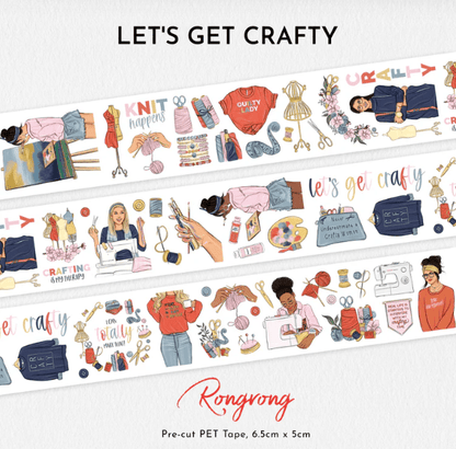 Rongrong Pet Tape Let's get Crafty - Rollo - Bera Papier