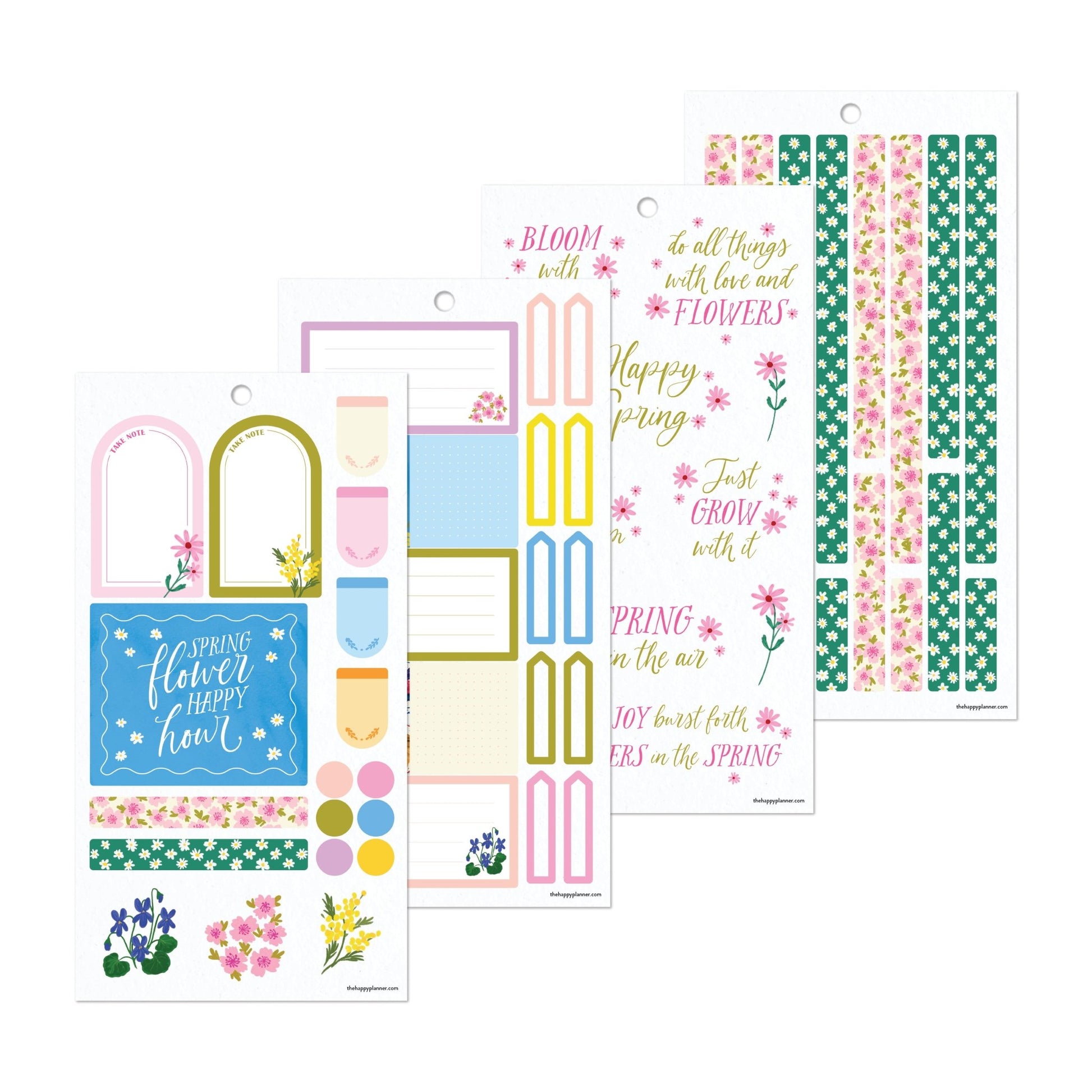 Spring Charm Classic 30 Sheet Sticker Value Pack - Bera Papier