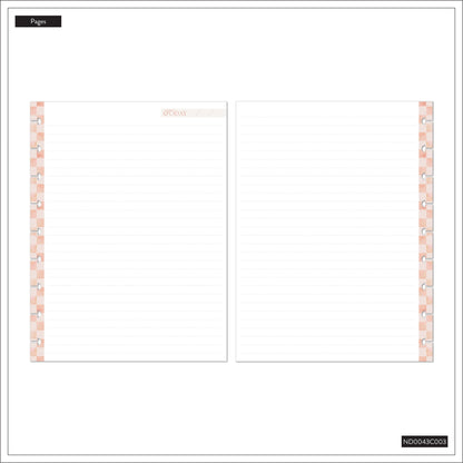 Textured Canvas Happy Planner Classic Notebook – 60 Hojas Dotted Lined - Bera Papier