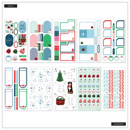 Winter Charm Classic 30 Sheet Sticker Value Pack - Bera Papier