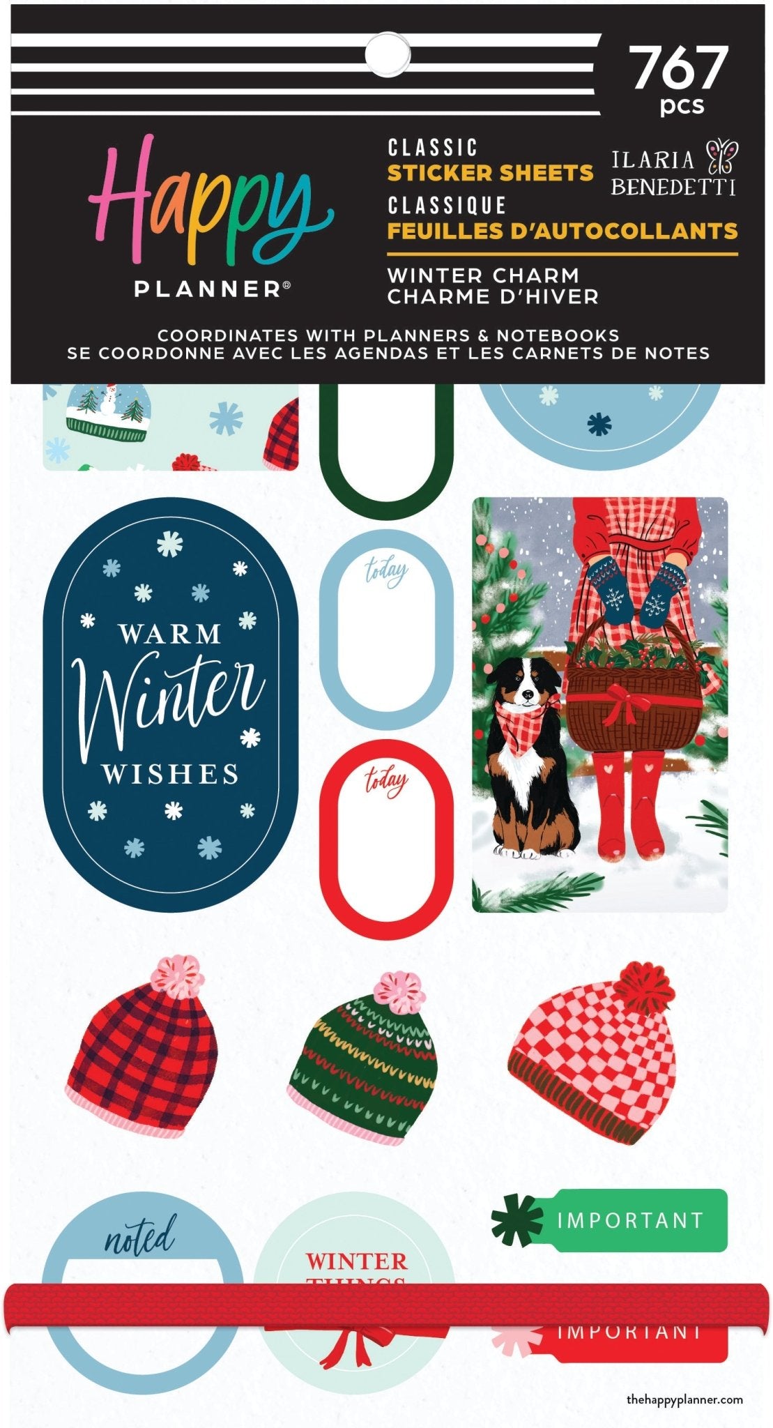 Winter Charm Classic 30 Sheet Sticker Value Pack - Bera Papier