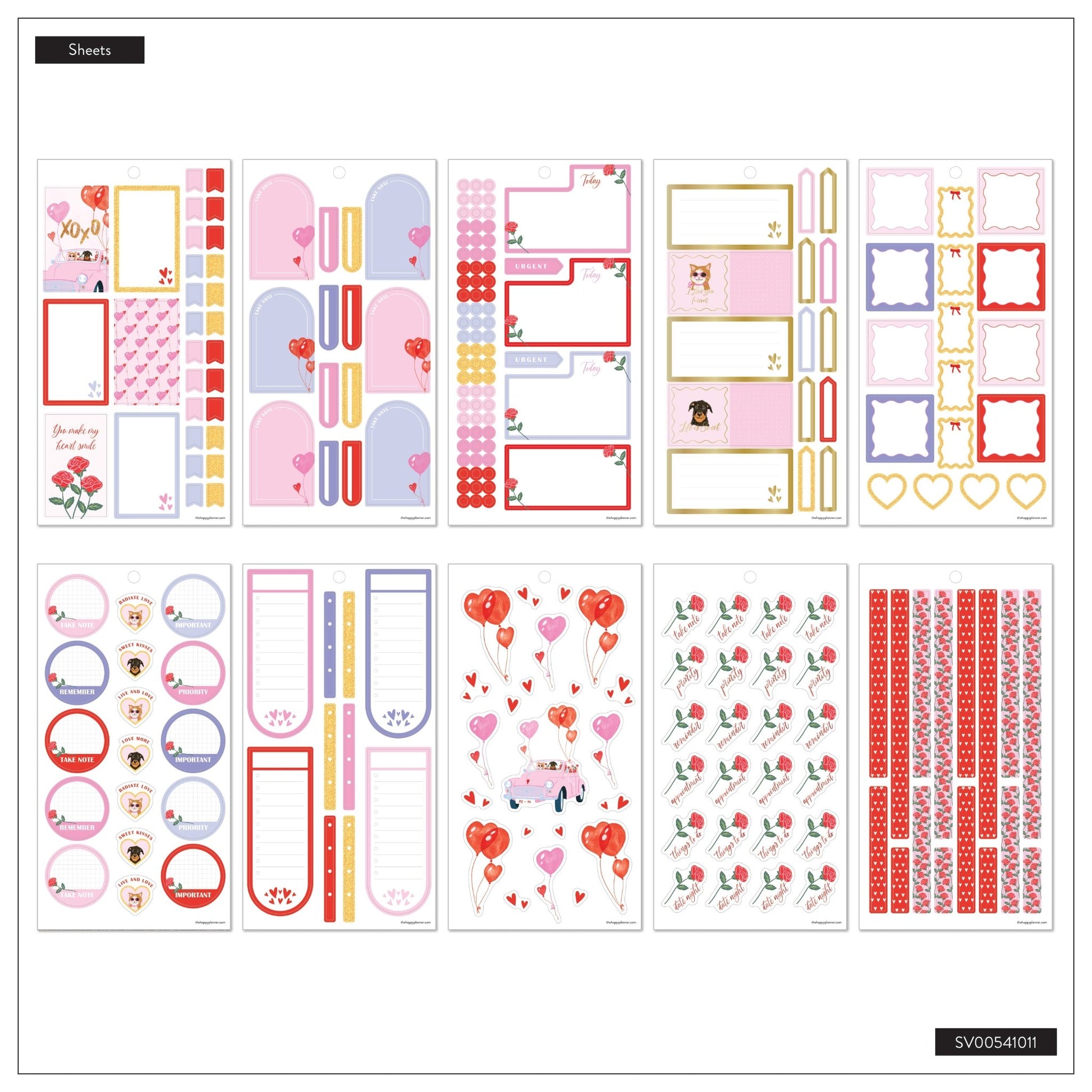 Winter Charm Classic 30 Sheet Sticker Value Pack - Bera Papier